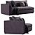 Modern Dorian Sofa Design 3D model small image 4