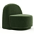 Sleek Modern Arp Armchair 2014 3D model small image 3