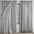 Polygonal Model Curtain Set 3D model small image 3