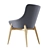 Modern Shell Chair Replica Model 3D model small image 4