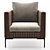 Charles Outdoor Armchair by Antonio Citterio 3D model small image 8