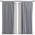 Modernized Curtains Design 3D model small image 1