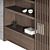 Luxury Terrazzo Wardrobe Set 3D model small image 10