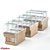 Dual Commercial Refrigerated Counters 3D model small image 2