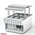 Dual Commercial Refrigerated Counters 3D model small image 3