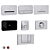 Villeroy & Boch Flush Buttons Set (7 pcs.) 3D model small image 1