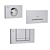 Villeroy & Boch Flush Buttons Set (7 pcs.) 3D model small image 3