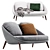 Elegant Minotti Lido Sofa - Luxurious Contemporary Design 3D model small image 5