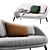 Elegant Minotti Lido Sofa - Luxurious Contemporary Design 3D model small image 6