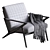 Soto Chair: Elegant Comfort for Any Space 3D model small image 5