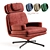 Modern Tyler Lounge Chair 3D model small image 1