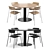 Pavilion AV1 Chair & SK12 Table 3D model small image 6