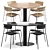 Pavilion AV1 Chair & SK12 Table 3D model small image 11