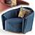 Etra Armchairs: Elegant Comfort Design 3D model small image 5