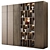 Modern Modular Wardrobes with Customizable Design 3D model small image 2
