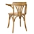 Antique Natural Wooden Vienna Chair 3D model small image 3