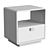 CHARA Bedside Table with Drawer 3D model small image 4