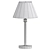 Modern Designer Linum Tab Lamp 3D model small image 2