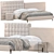 Rosini Pegaso Bed Set 3D model small image 1