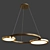 Elegant Design Pendant Lamps Duo 3D model small image 3