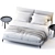 Selene Bed & Husk Table 3D model small image 2