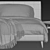 Selene Bed & Husk Table 3D model small image 4