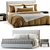 Sleek Design Molteni RIBBON Bed 3D model small image 1