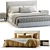 Sleek Design Molteni RIBBON Bed 3D model small image 2