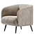 Modern Millennial Amalfi Armchair 3D model small image 5