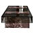 Modern Marble Glass Coffee Table 3D model small image 2