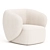 Stylish Swell Armchair 2014 3D model small image 2