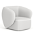 Stylish Swell Armchair 2014 3D model small image 4