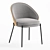 Eamy Light Grey Ash Chair 3D model small image 1