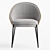 Eamy Light Grey Ash Chair 3D model small image 2