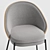Eamy Light Grey Ash Chair 3D model small image 3