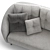 Sleek Modern Sofa ETHOS 3D model small image 4