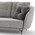 Sleek Modern Sofa ETHOS 3D model small image 5