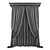 Modern Sheer Curtains Set White 3D model small image 2