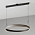 Ethereal Circle Pendant Light 3D model small image 5