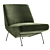 Modern Bonaldo Armchair 3D Model 3D model small image 1