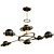 Delightfull Black Cosmo Suspension Light 3D model small image 1