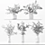 Premium Indoor Plant Collection Model 3D model small image 7