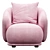Rene Modern 3D Furniture Model 3D model small image 2