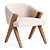 Modern ELLAN Chair with Box Trick 3D model small image 1