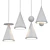 Modern Piet Cone Design Lamp 3D model small image 2
