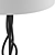 Iron Spiral Table Lamp - BO-2857TB 3D model small image 2