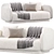 Modern Space Sofa by Maison Dada 3D model small image 1