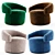 Modern Upholstered Armchair by Moroso 3D model small image 2