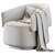 Contemporary Armchair TWIBE Mariani 3D model small image 7