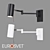 Eurosvet Lank Wall Lamp White 3D model small image 1